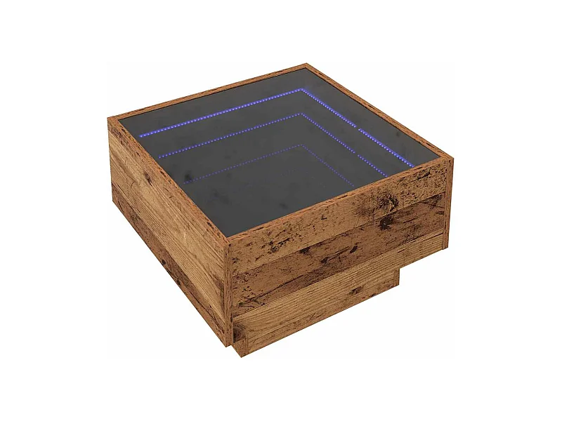 Table basse salon-Table d'appoint Bois ancien 50x50x30 cm Bois d'ingénierie SHL24914