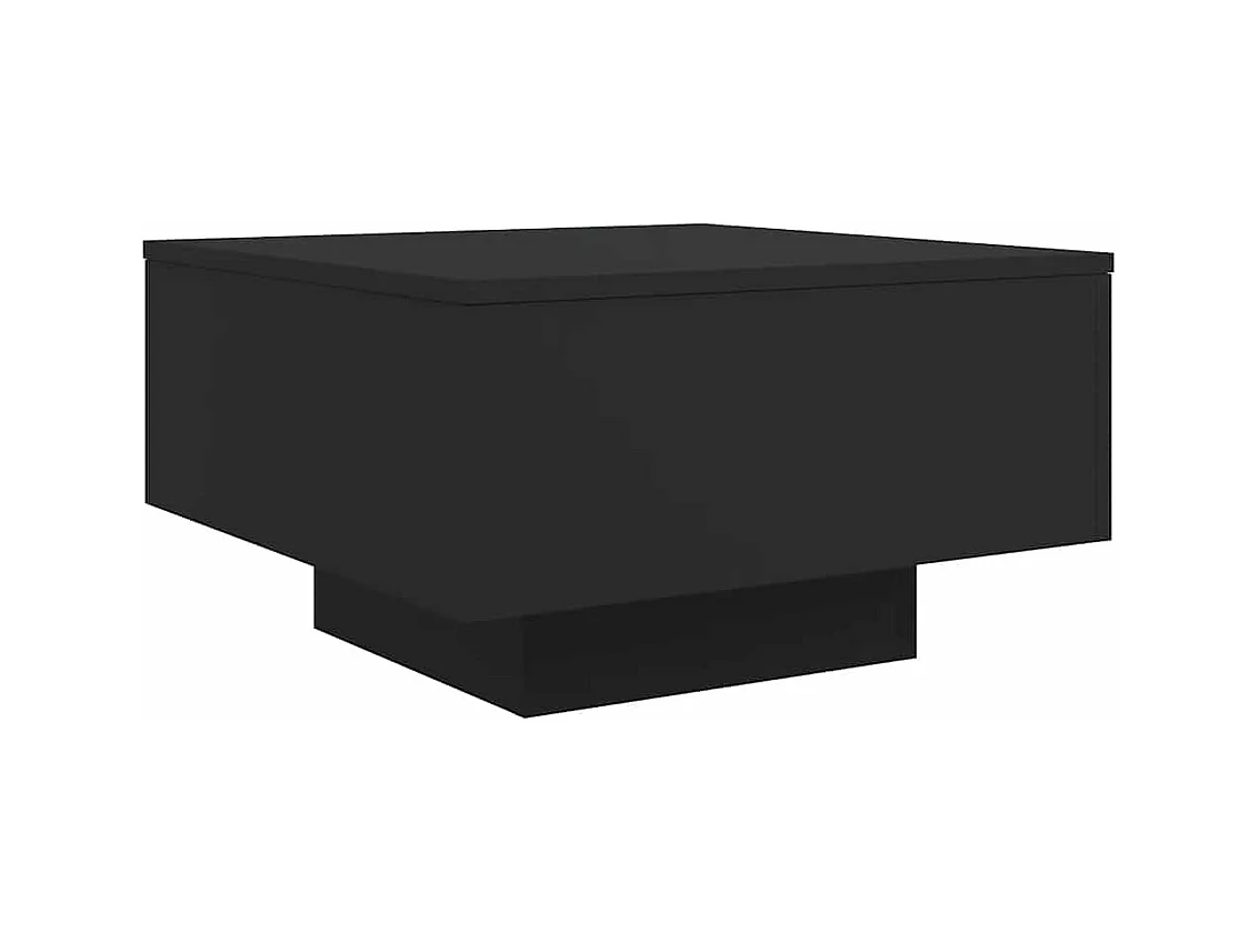 Table basse salon-Table d'appoint noir 55x55x31 cm bois d'ingénierie SHL90389