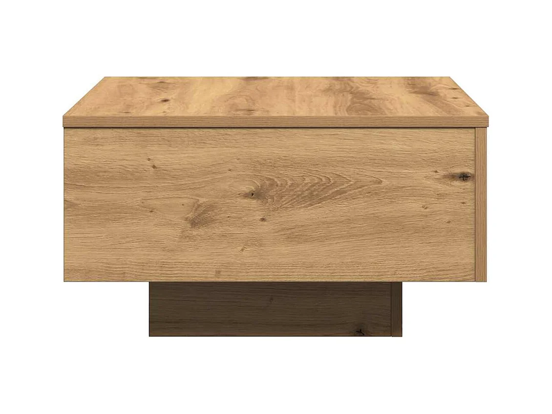 Mesa de centro-Mesa auxiliar-Mesita de centro madera contrachapada roble Sonoma 100x100x35 cm SHL3367