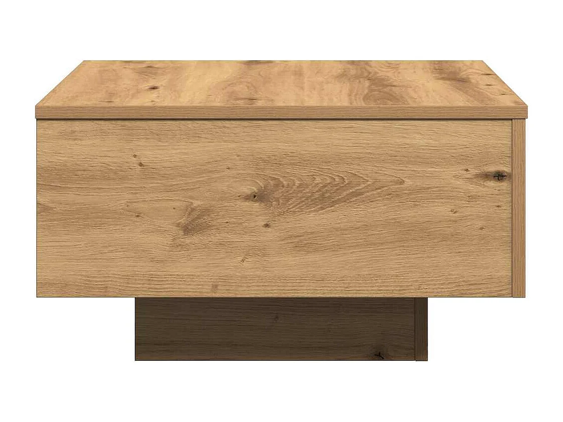 Couchtisch-Wohnzimmertisch-Beistelltische Artisan-Eiche 55x55x31 cm SHL66223