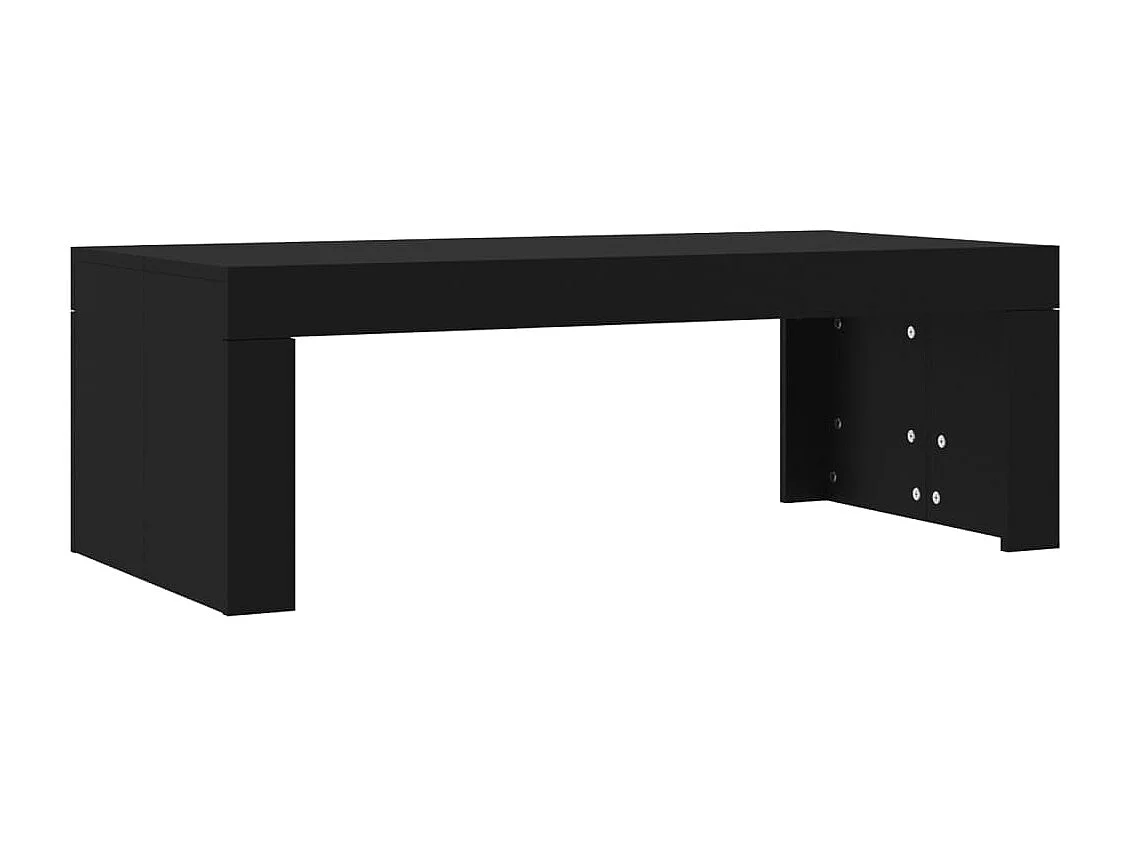 Table basse salon-Table d'appoint noir 102x50x36 cm bois d'ingénierie SHL84352