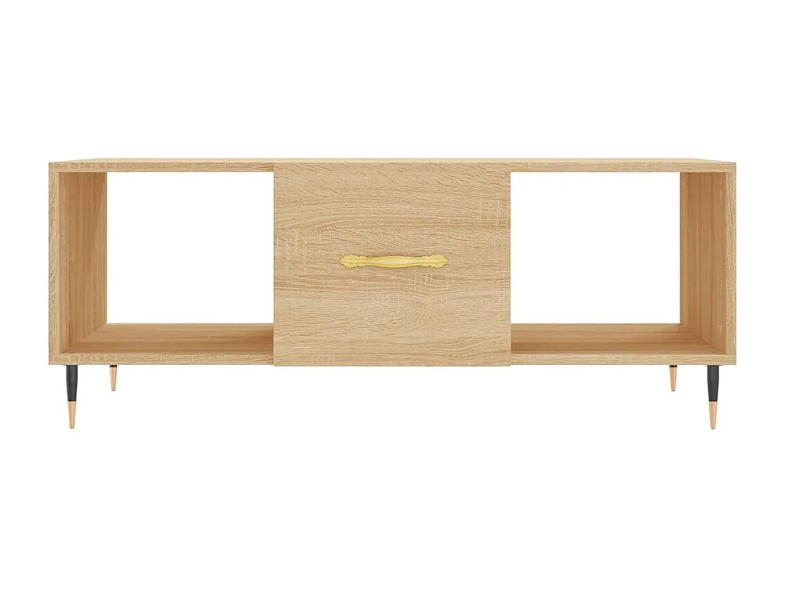 Couchtisch-Wohnzimmertisch-Beistelltische Sonoma-Eiche 102x50x40 cm Holzwerkstoff SHL96041