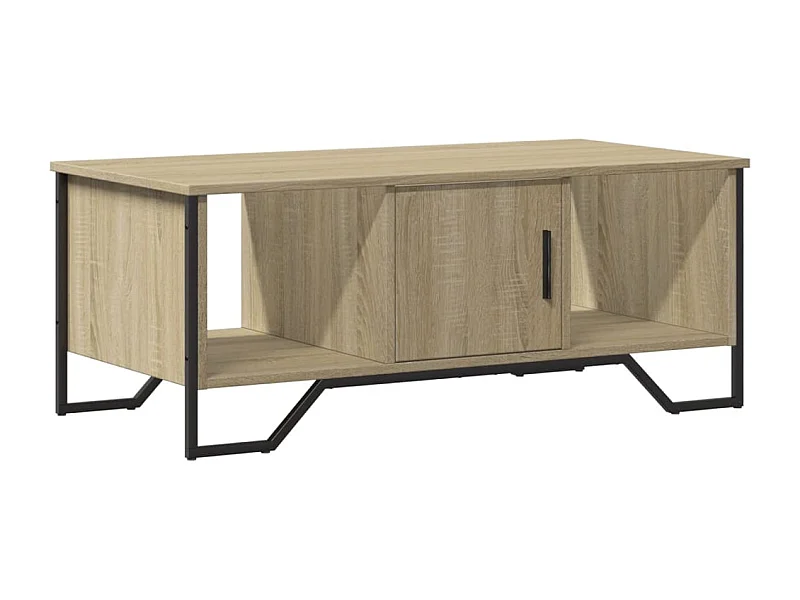 Table basse salon-Table d'appoint chêne sonoma 100x51x40 cm bois d'ingénierie SHL11070