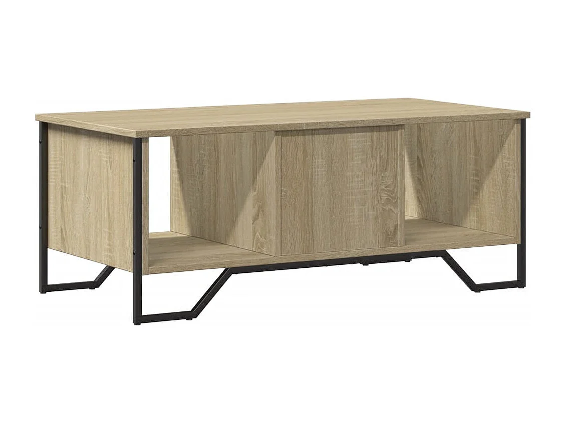 Mesa de centro-Mesa auxiliar madera maciza de pino 80x81x36,5 cm SHL99660