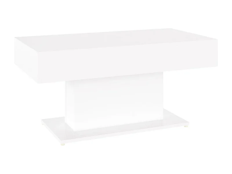 Table basse salon-Table d'appoint blanc 96x50x45 cm bois d'ingénierie SHL39027