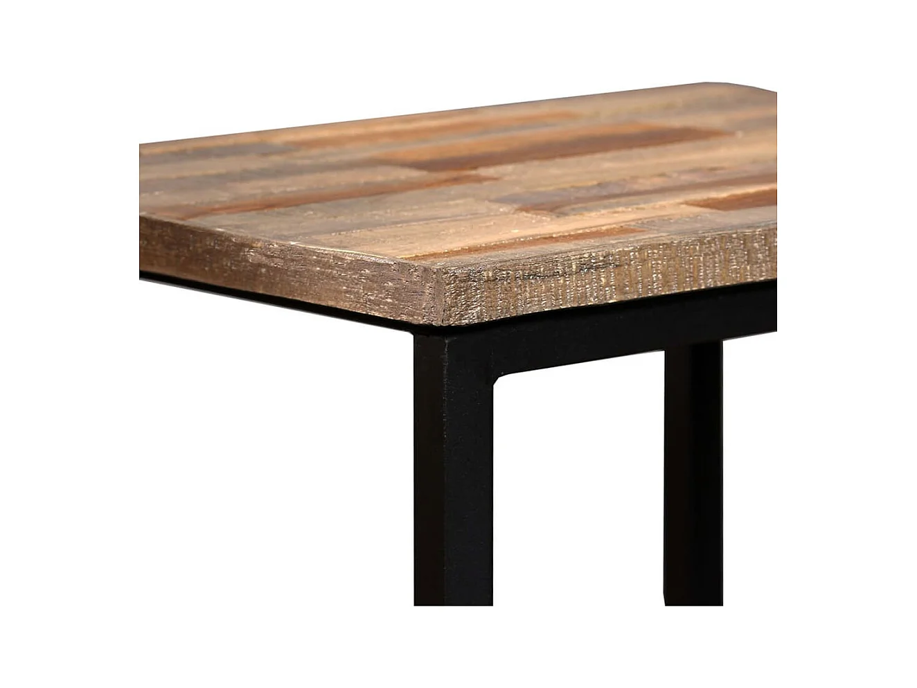 Mesa de centro | Mesa de café | Mesa auxiliar 3 piezas Roble ahumado 50x50x40 cm SHL2717