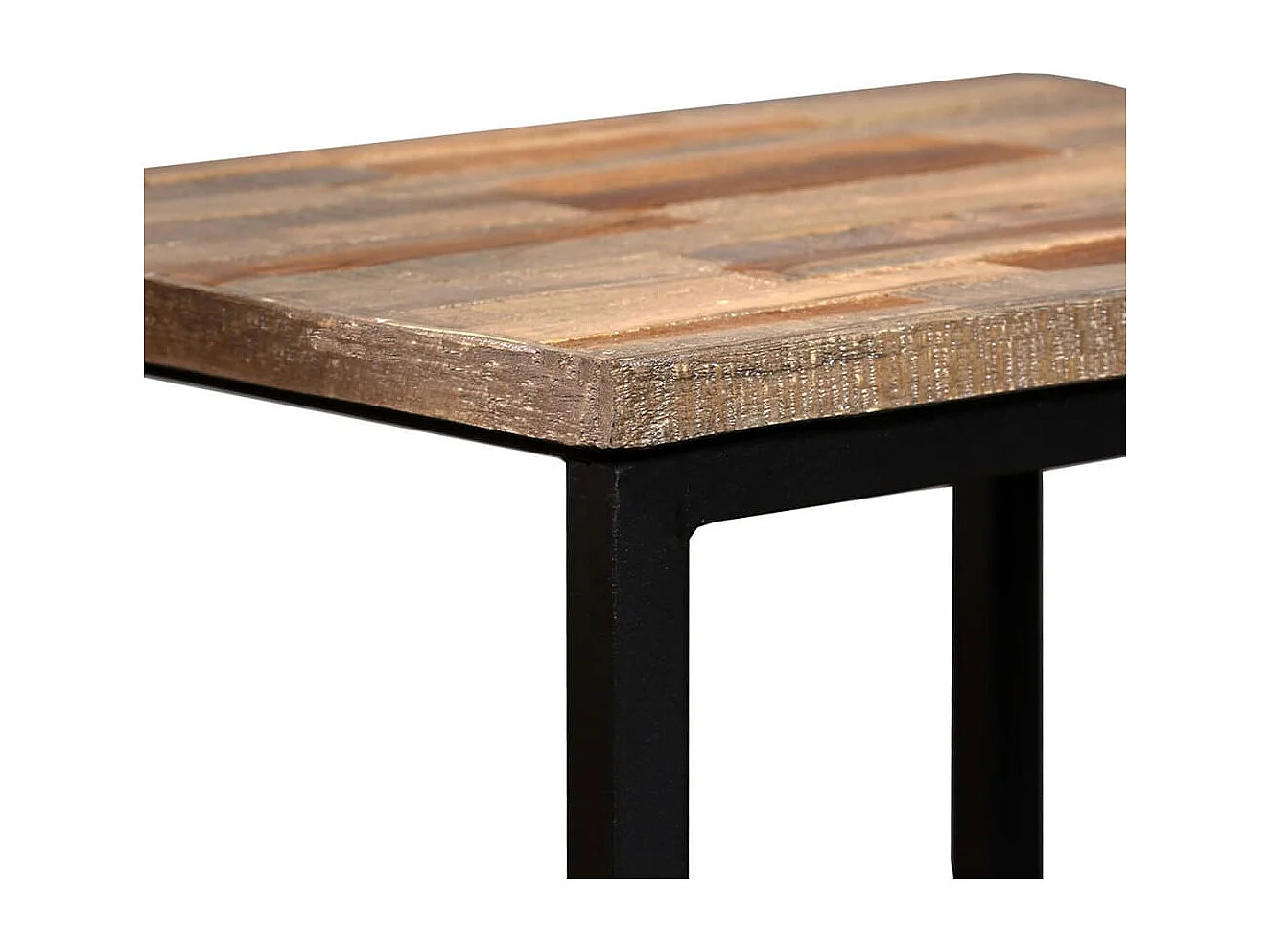 Mesa de centro | Mesa de café | Mesa auxiliar 3 piezas Roble ahumado 50x50x40 cm SHL2717