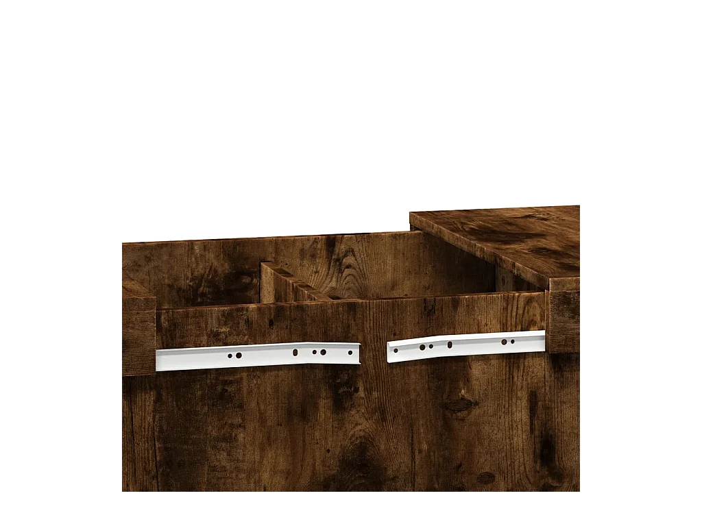 Mesa de centro-Mesa auxiliar de madera maciza de teca 110x60x40 cm SHL3831