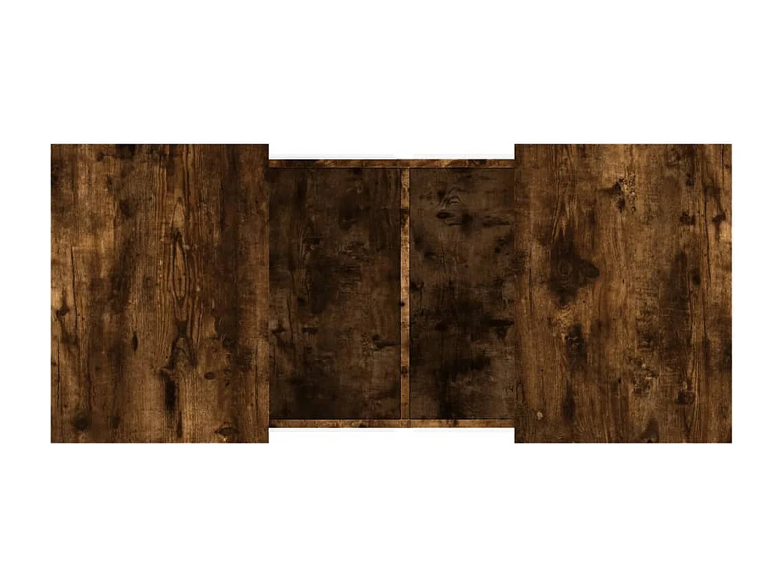 Couchtisch-Wohnzimmertisch-Beistelltische Räuchereiche 80x55x40 cm Holzwerkstoff SHL90940