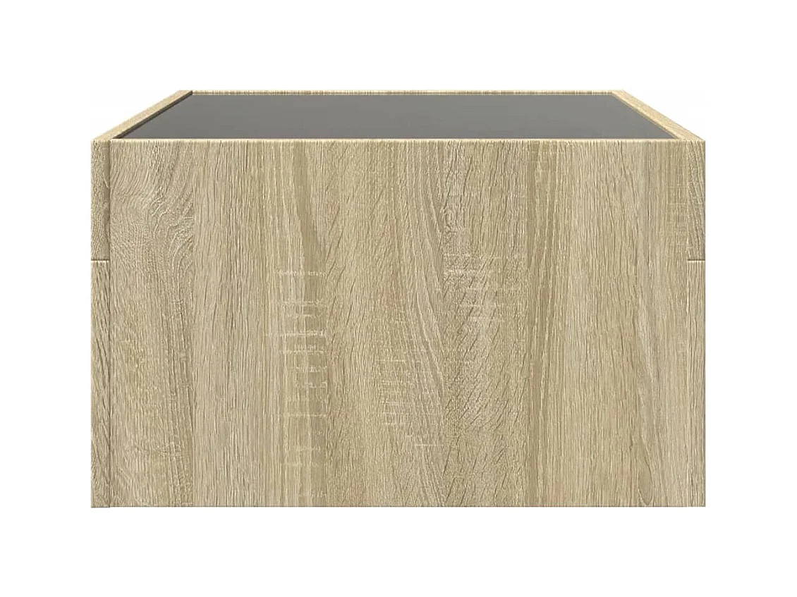 Mesa de centro-Mesa auxiliar madera de ingeniería blanco 102x50x45 cm SHL377440