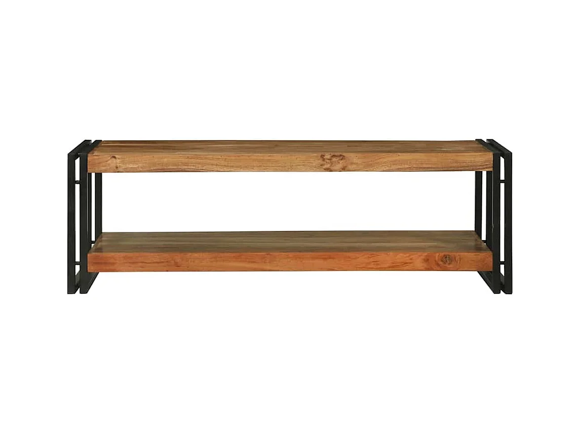 Set de mesas de centro 2 unidades madera maciza de pino blanco SHL2476