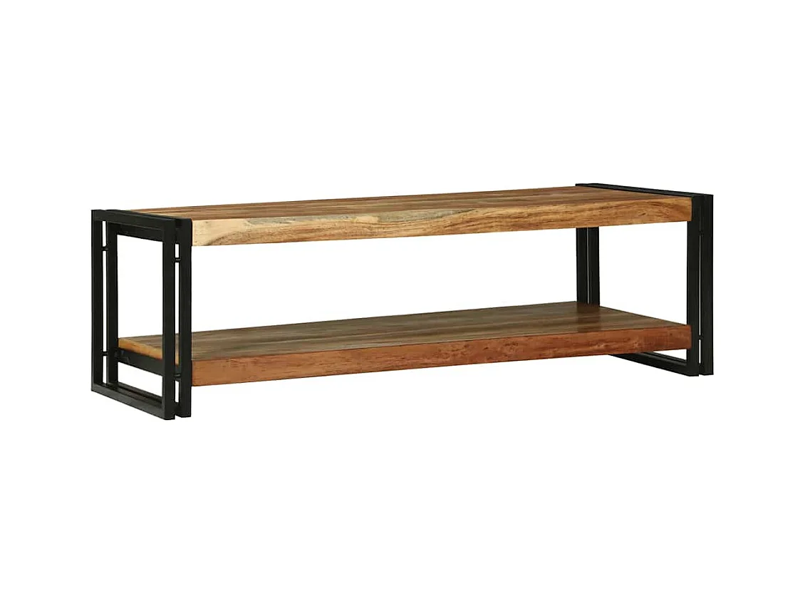Table basse salon-Table d'appoint 120x50x38 cm en bois massif d'acacia SHL30092