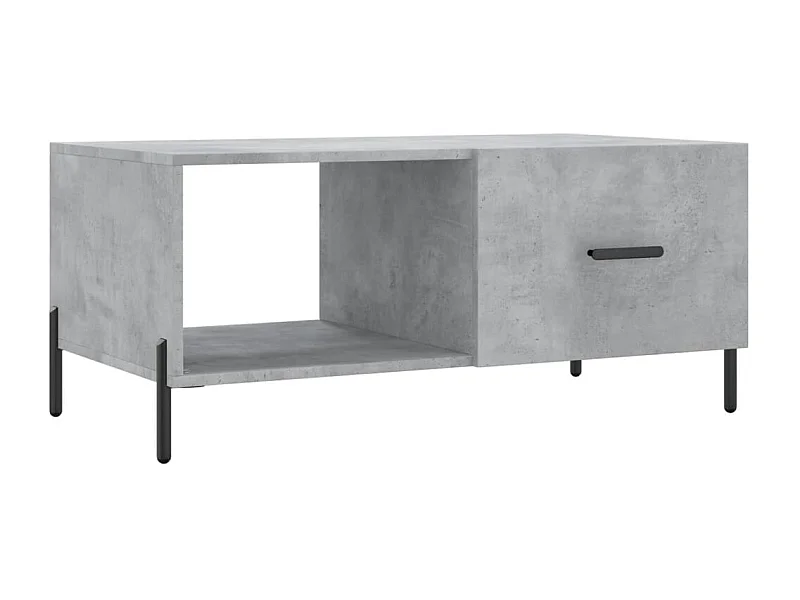 Mesa de centro | Mesa auxiliar madera de ingeniería negro 100x49x45 cm SHL62297