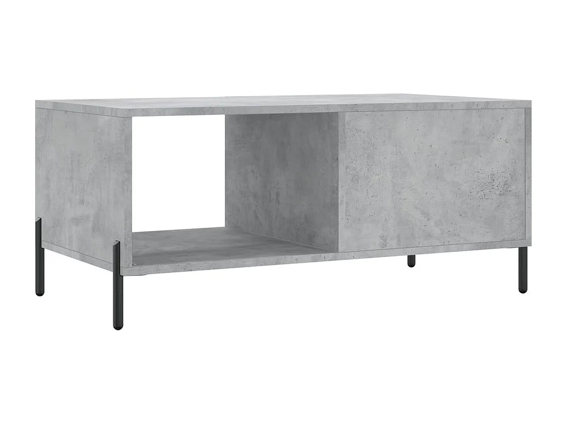 Mesa de centro | Mesa auxiliar madera de ingeniería negro 100x49x45 cm SHL62297