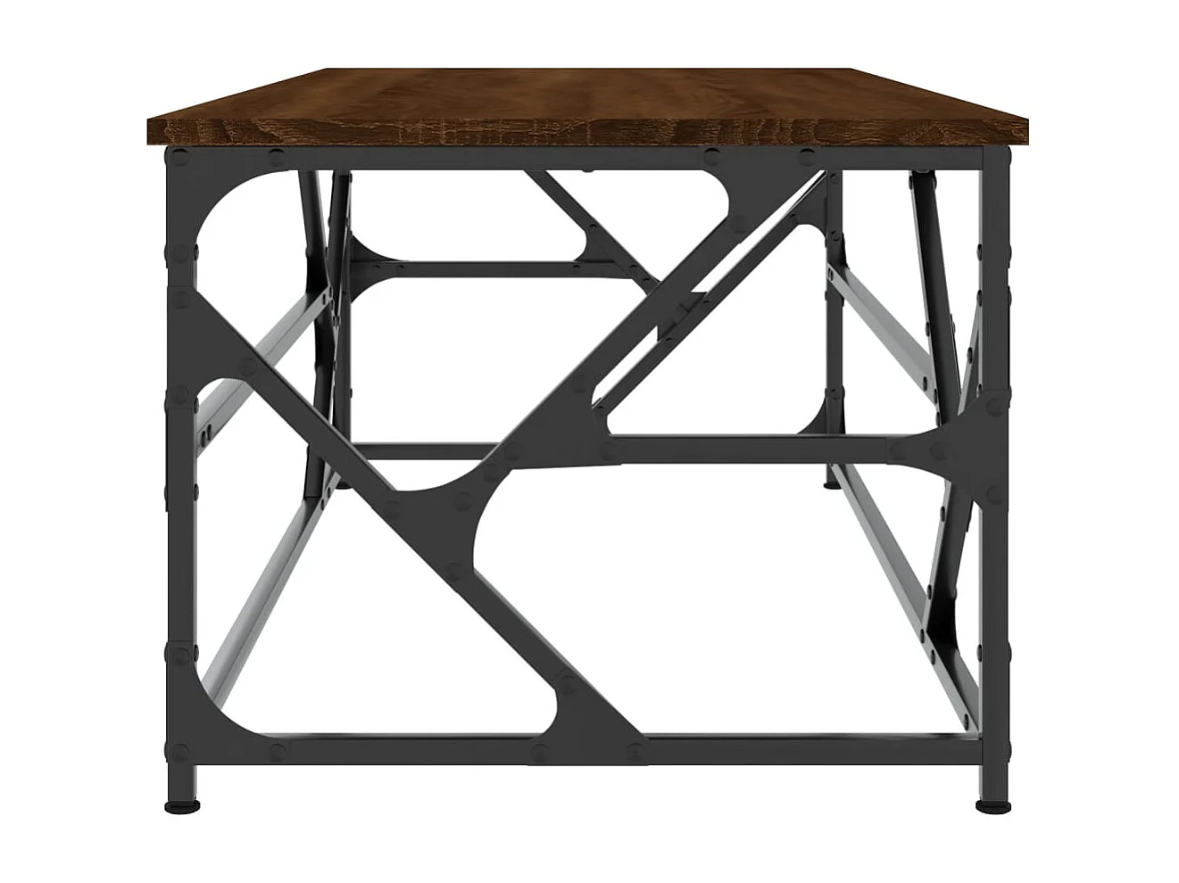 Table basse salon-Table d'appoint Chêne marron 100x50x40 cm Bois d'ingénierie SHL1392