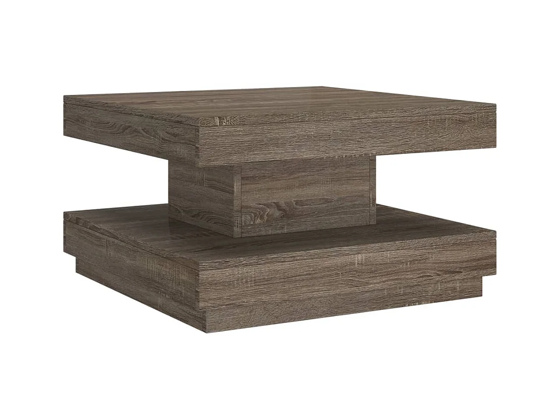Table basse salon-Table d'appoint Gris 60x60x35 cm MDF SHL99160