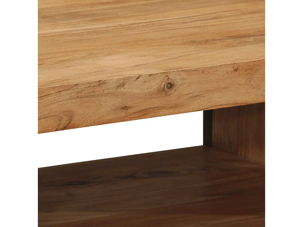 Couchtisch-Wohnzimmertisch-Beistelltische 70x50x38 cm Massivholz Akazie SHL29941