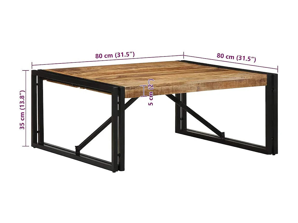 Mesas de centro apilables | Mesitas auxiliares  2 pzasmadera ingeniería roble humo SHL1551