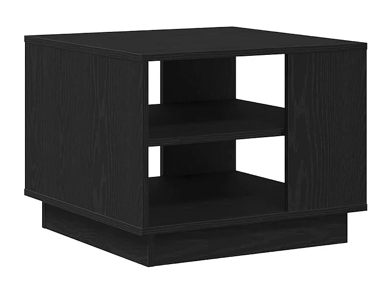 Mesa de centro-Mesa auxiliar-Mesita de centro madera contrachapada gris hormigón 60x60x38 cm SHL3139