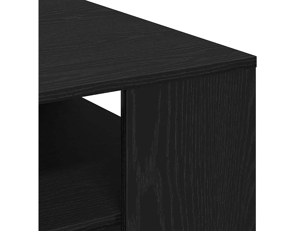 Mesa de centro-Mesa auxiliar-Mesita de centro madera contrachapada gris hormigón 60x60x38 cm SHL3139