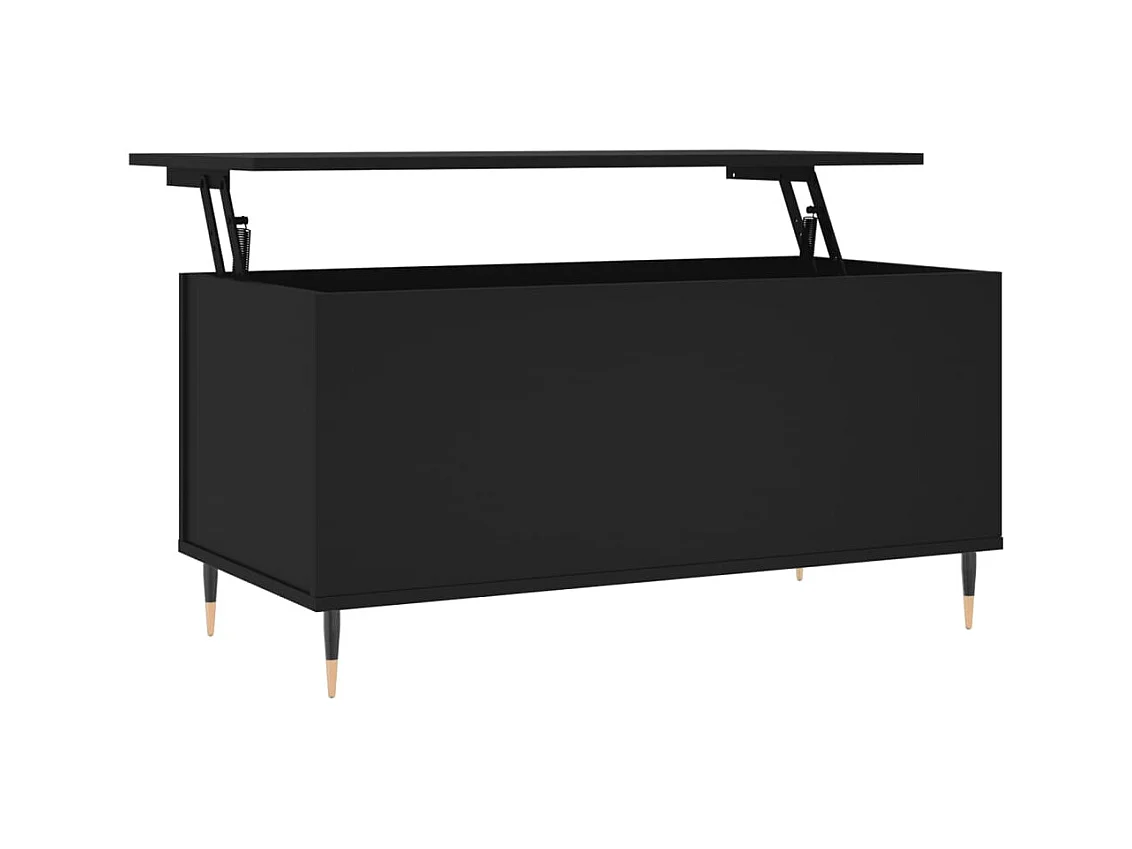 Table basse salon-Table d'appoint Noir 90x44,5x45 cm Bois d'ingénierie SHL69088