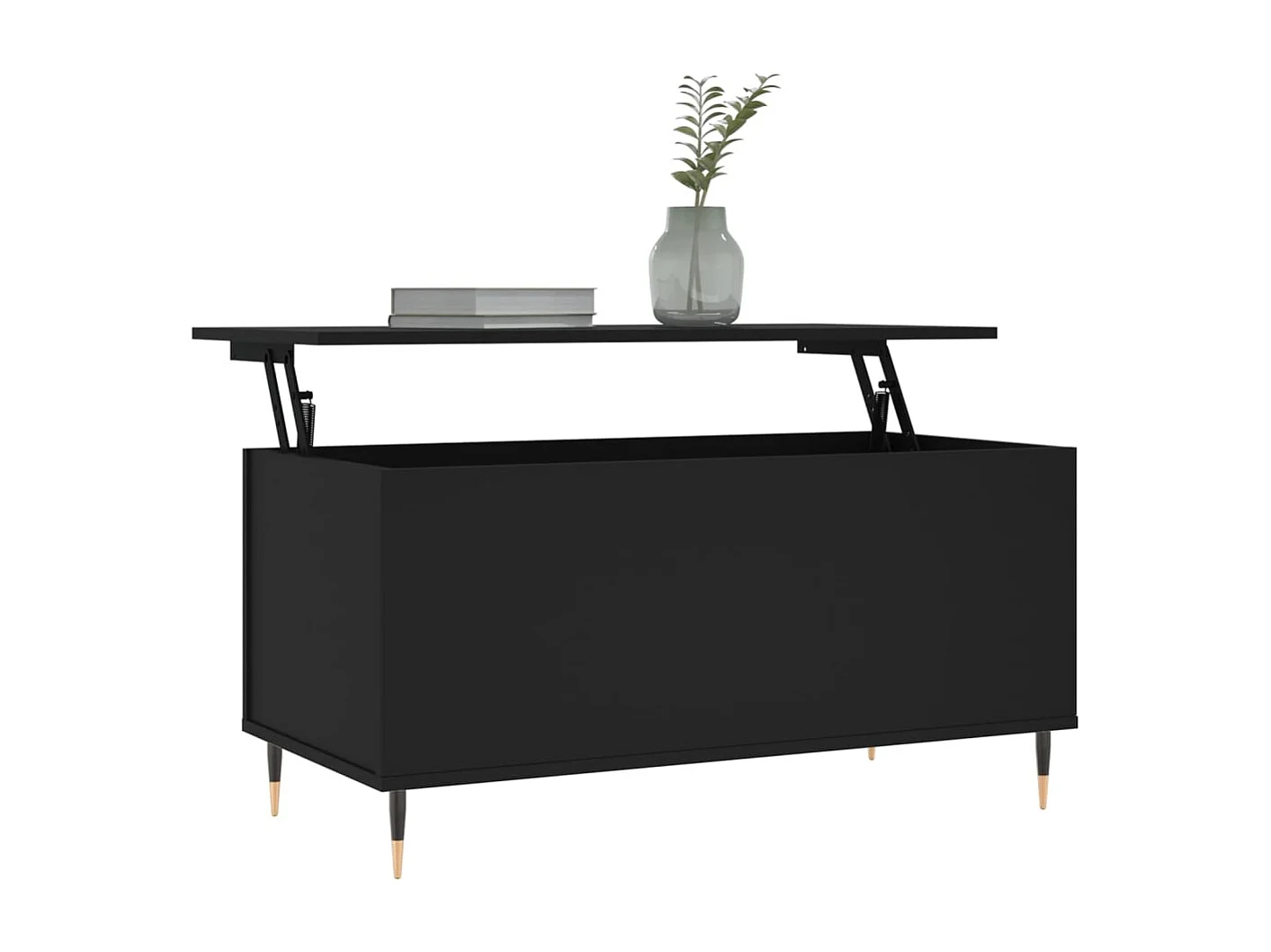 Table basse salon-Table d'appoint Noir 90x44,5x45 cm Bois d'ingénierie SHL69088