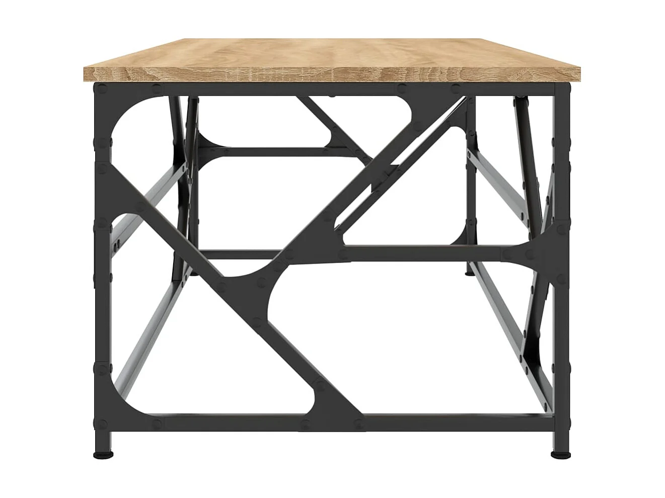 Couchtisch-Wohnzimmertisch-Beistelltische Sonoma-Eiche 100x50x40 cm Holzwerkstoff SHL52768