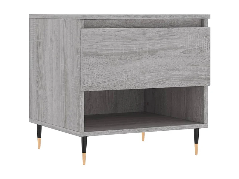Couchtisch-Wohnzimmertisch-Beistelltische Grau Sonoma 50x46x50 cm Holzwerkstoff SHL51849