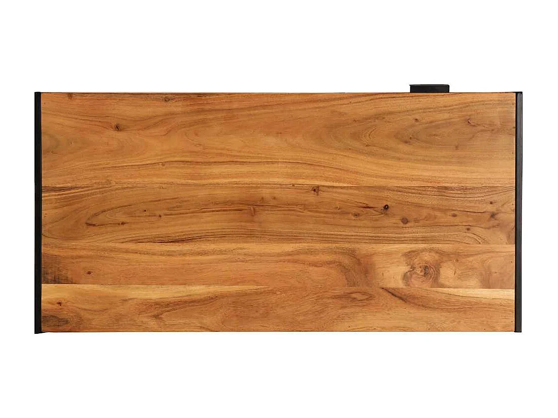 Couchtisch-Sofatisch-Beistelltische 110x55x40 cm Massivholz Akazie SHL58751