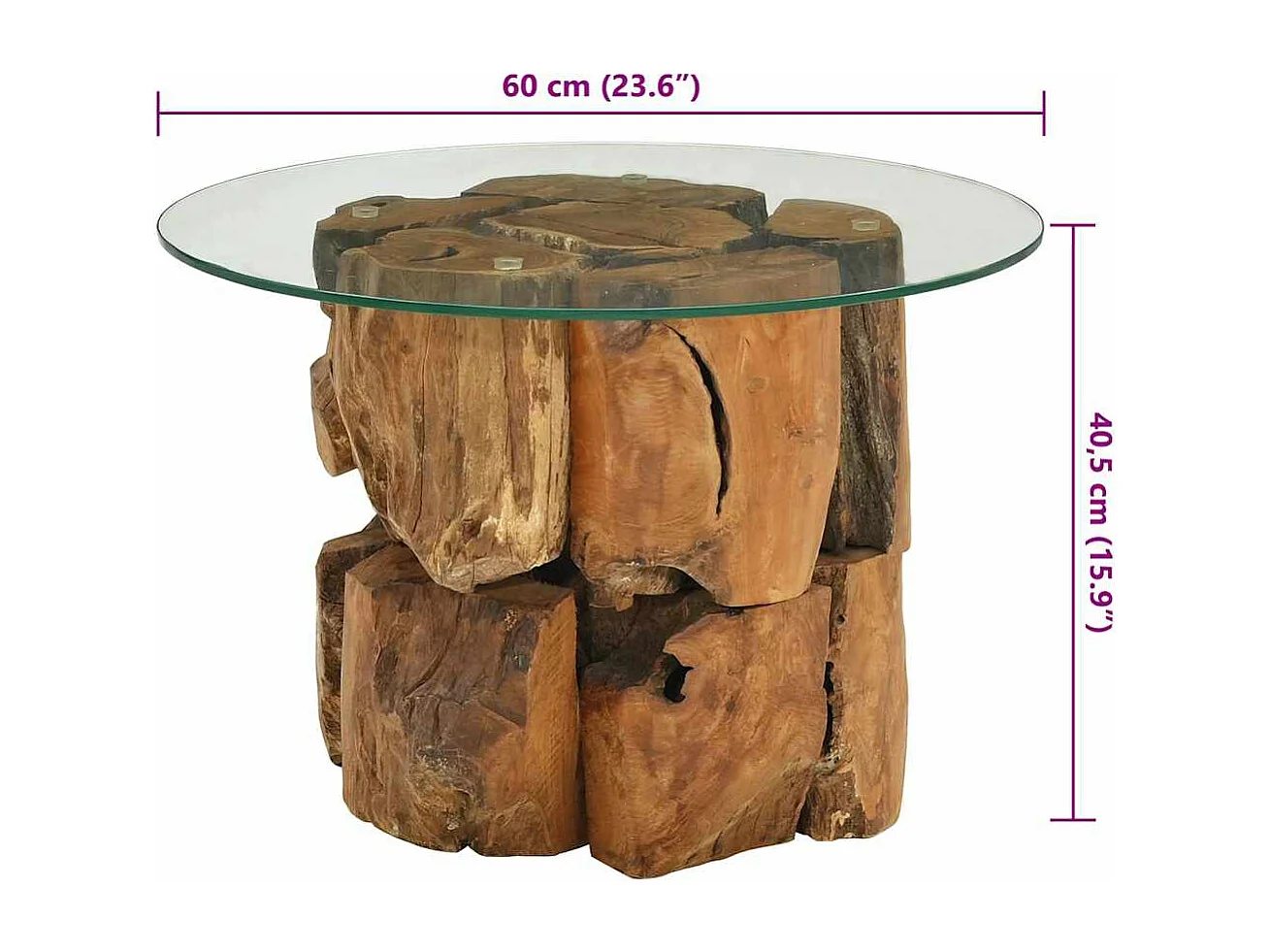 Mesa de centro | Mesa auxiliar salon de madera contrachapada negro 55x38x45 cm SHL176813