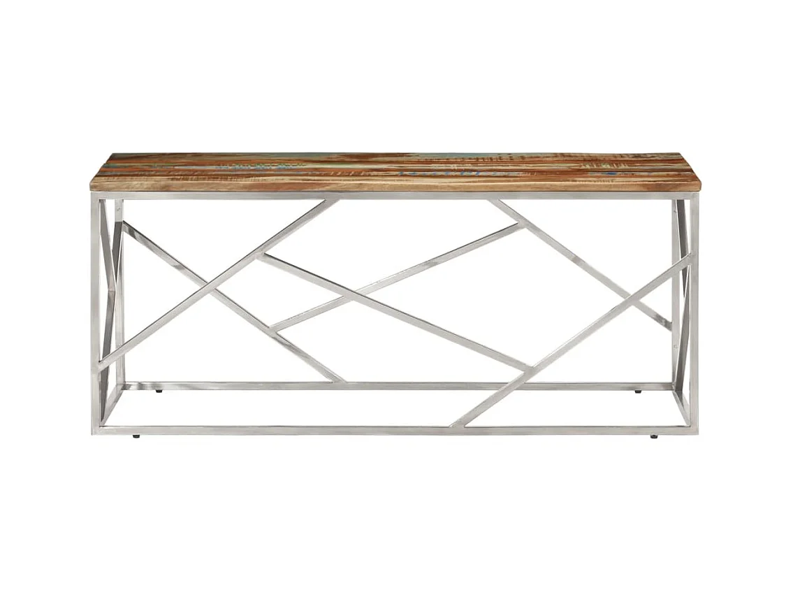 Mesa de centro | Mesa auxiliar blanca 51,5x51,5x30 cm madera de ingeniería SHL2184