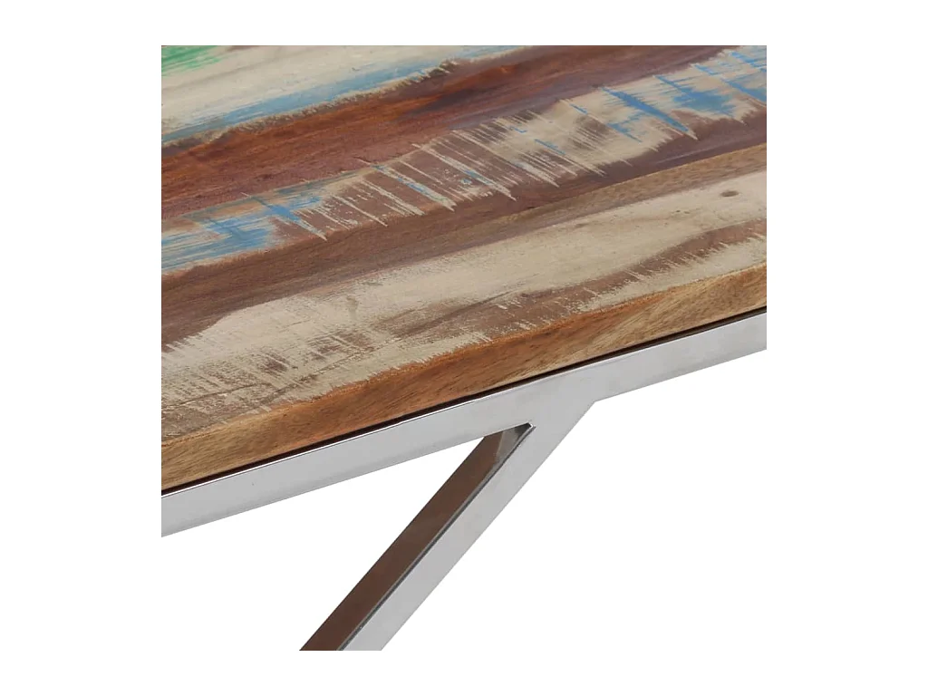 Mesa de centro | Mesa auxiliar blanca 51,5x51,5x30 cm madera de ingeniería SHL2184