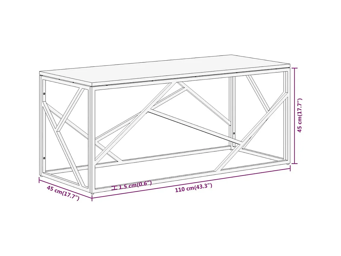 Mesa de centro | Mesa auxiliar blanca 51,5x51,5x30 cm madera de ingeniería SHL2184