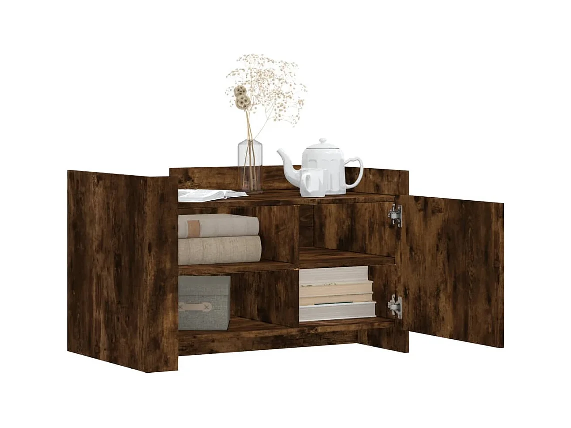 Mesa de centro-Mesa auxiliar madera maciza de mango 100x50x40 cm SHL304463