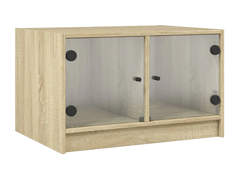 Mesa de centro-Mesa auxiliar de acero inoxidable dorado y madera maciza SHL4844