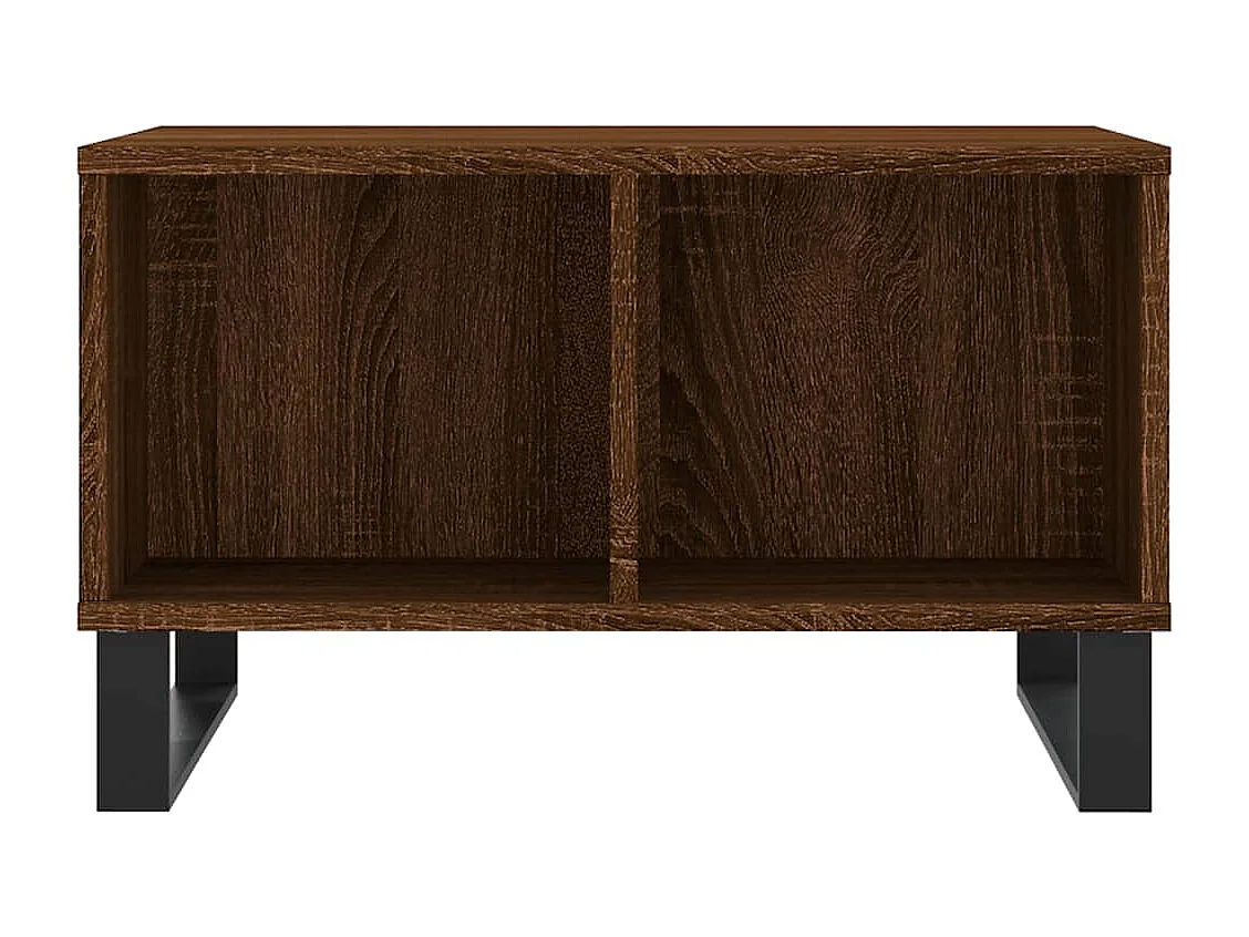 Mesa de centro | Mesa auxiliar madera ingeniería madera envejecida 90x49x45 cm SHL2206