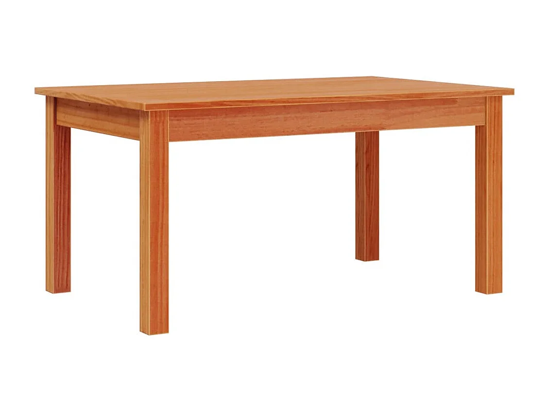 Table basse salon-Table d'appoint cire marron 80x50x40 cm bois massif de pin SHL14560