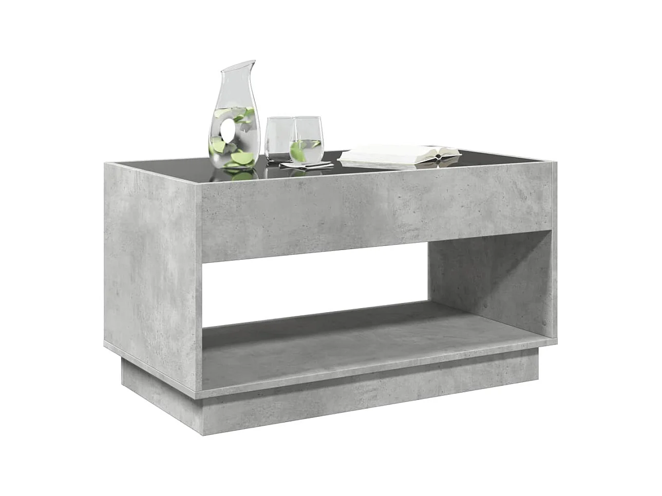 Mesa de centro-Mesa auxiliar madera de ingeniería marrón roble 103,5x60x35 cm SHL2821