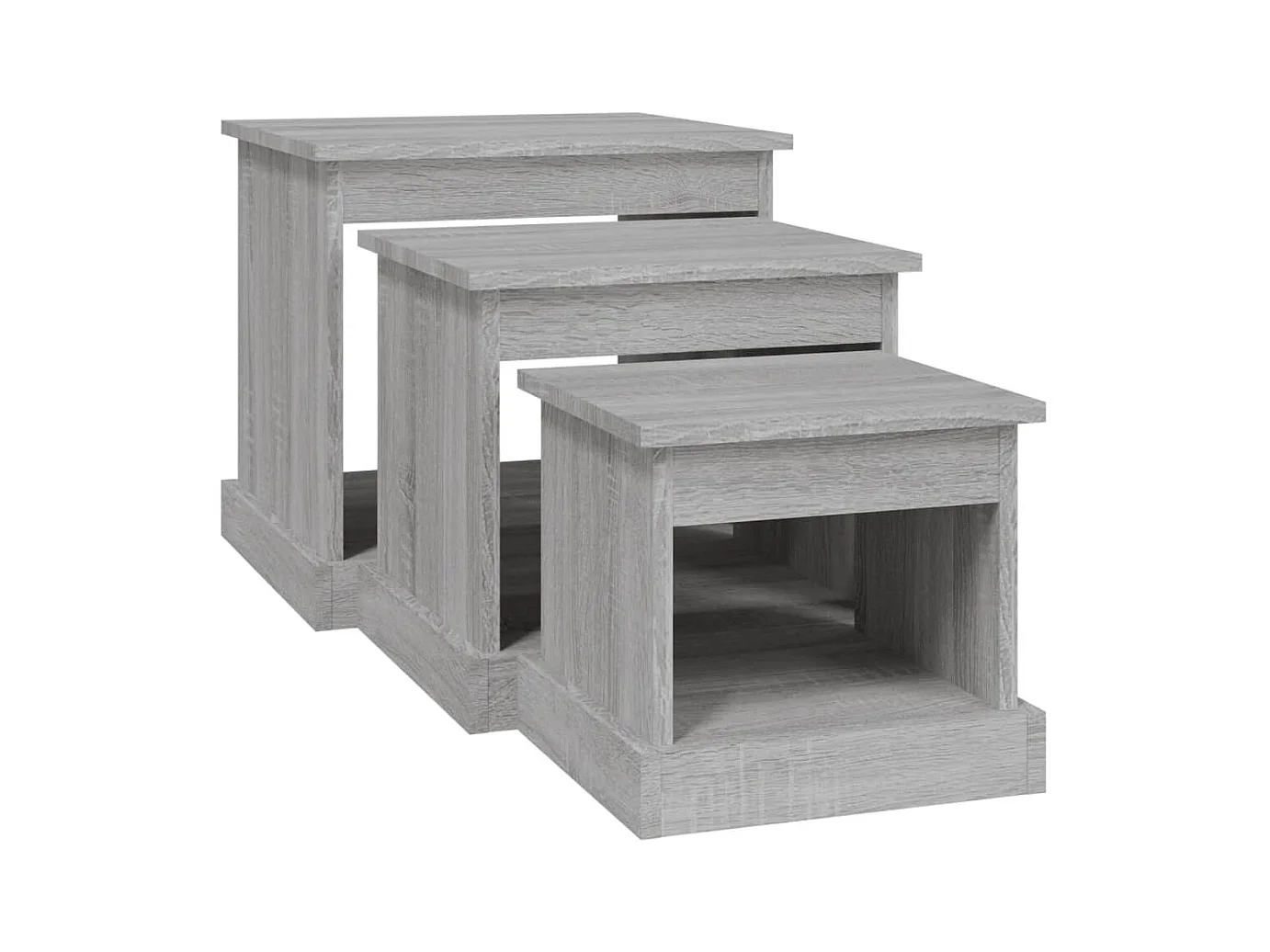 Mesa de centro | Mesa auxiliar madera contrachapada marrón roble 102x50x44 cm SHL2389