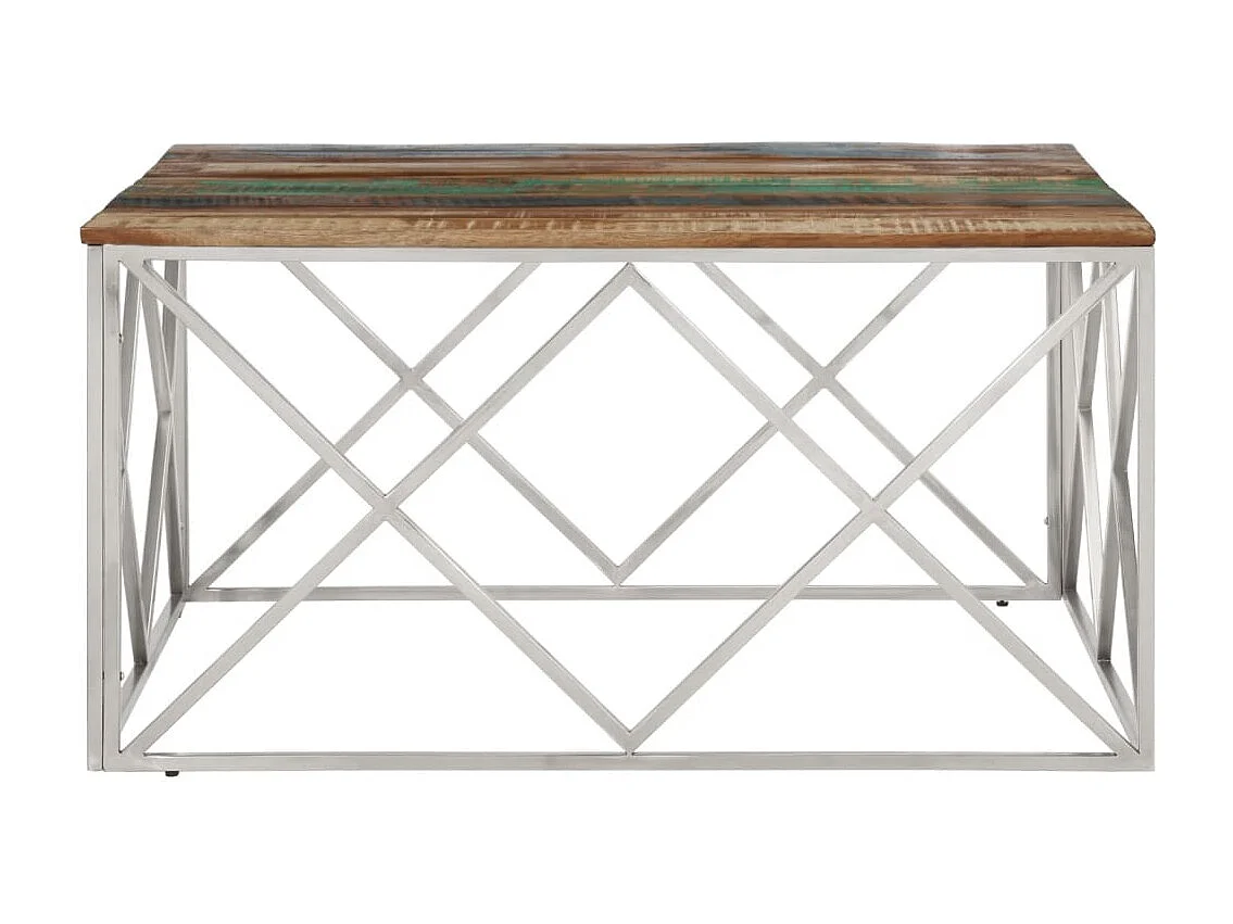 Mesa de centro | Mesa auxiliar con Infinity LED gris hormigón 70x50x30 cm SHL2350