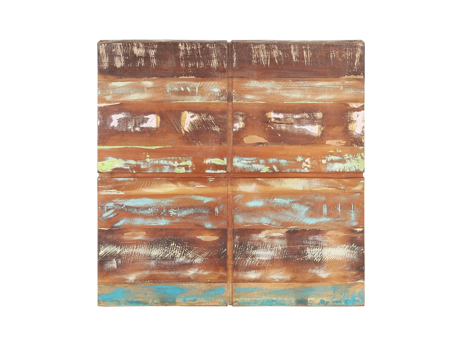 Mesa de centro | Mesa de apoio | Mesa de café 80x80x28 cm madeira recuperada maciça