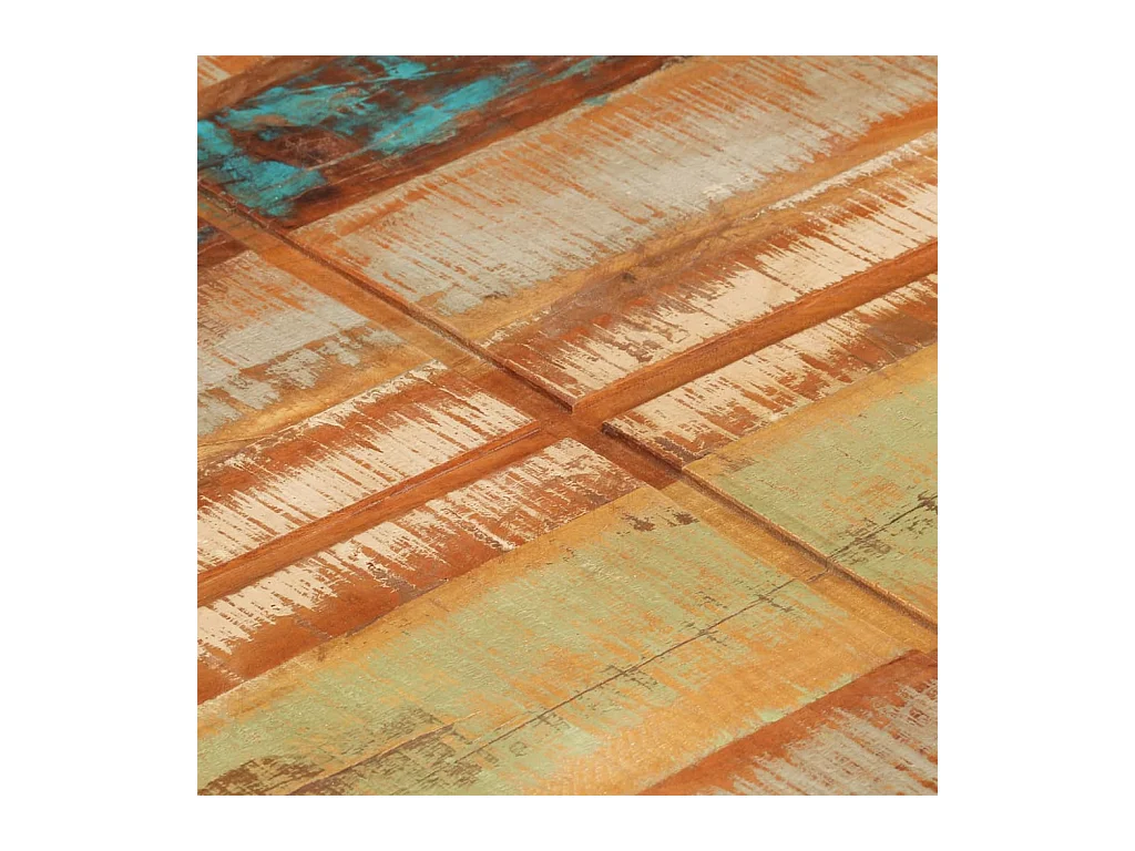 Mesa de centro | Mesa de apoio | Mesa de café 80x80x28 cm madeira recuperada maciça