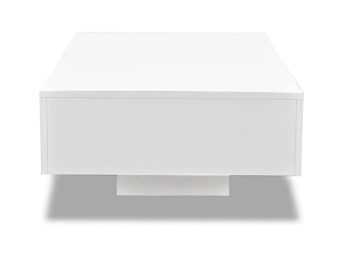 Mesa de centro | Mesa auxiliar salon madera contrachapada roble ahumado 50x50x35 cm SHL767