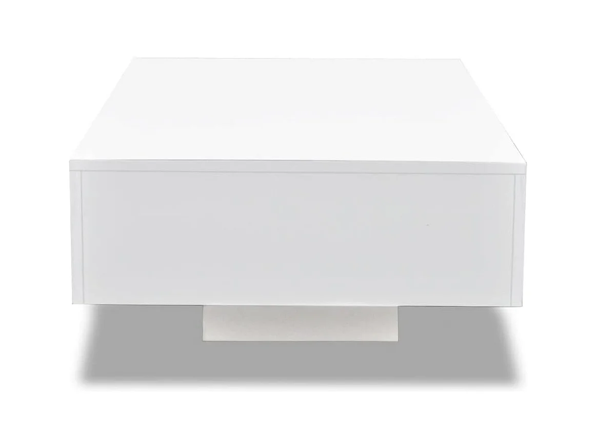 Mesa de centro | Mesa auxiliar salon madera contrachapada roble ahumado 50x50x35 cm SHL767