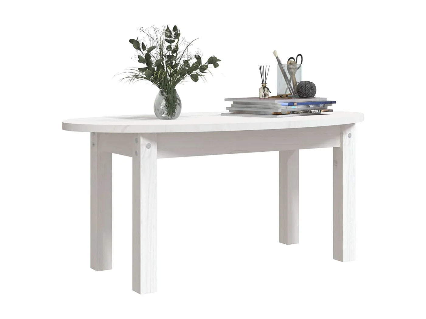 Mesa de centro | Mesa auxiliar madera de ingeniería envejecida 90x90x28 cm SHL2954