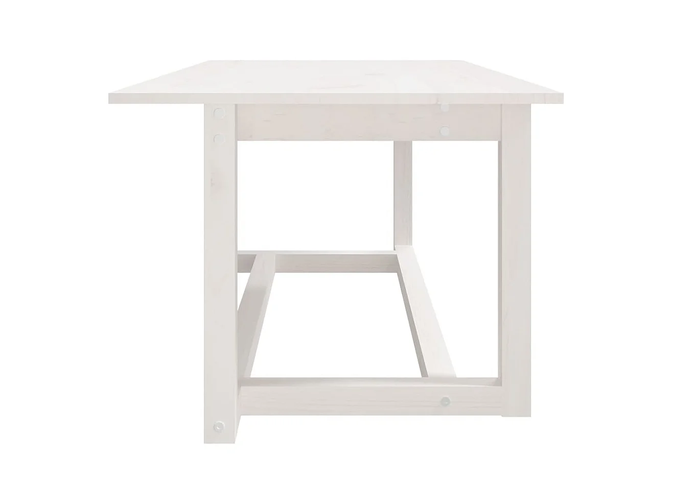 Mesa de centro | Mesa auxiliar madera de ingeniería blanco 100x49,5x31 cm SHL2174