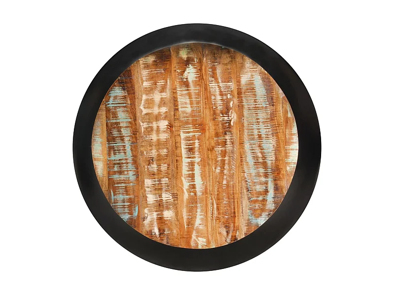 Mesa de centro | Mesa auxiliar 2 uds madera ingeniería blanco brillo 50x50x40cm SHL2382