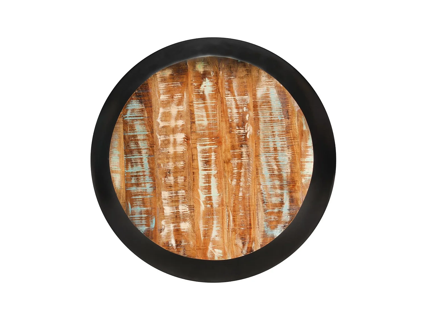 Mesa de centro | Mesa auxiliar 2 uds madera ingeniería blanco brillo 50x50x40cm SHL2382