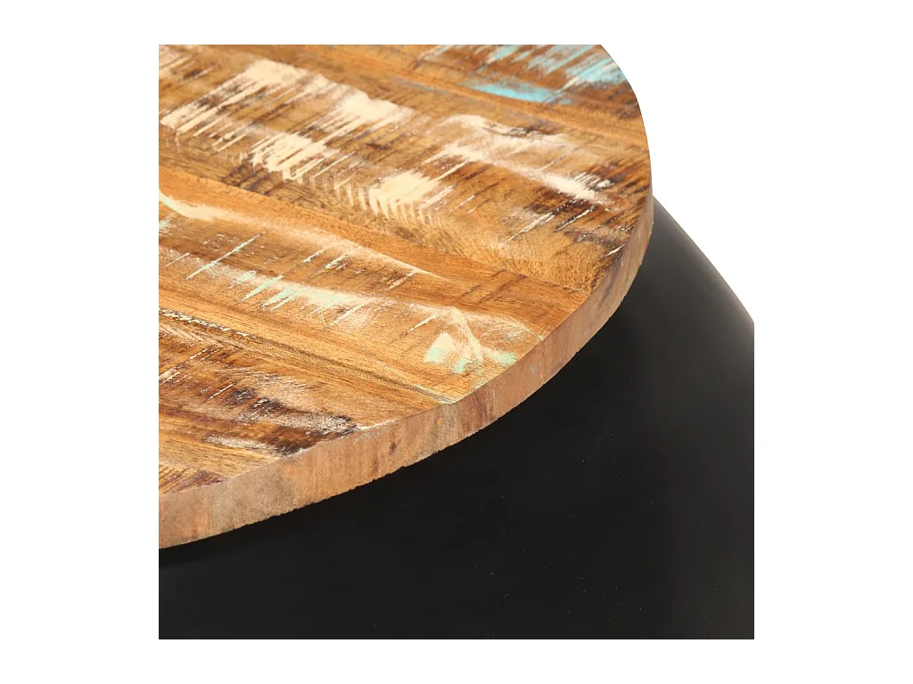 Mesa de centro | Mesa auxiliar 2 uds madera ingeniería blanco brillo 50x50x40cm SHL2382