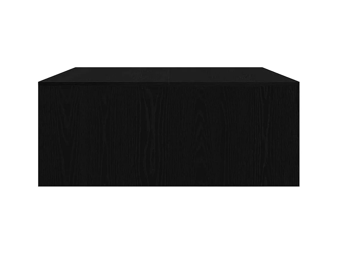 Mesa de centro | Mesa de apoio com gavetas 100x100x40 cm carvalho preto